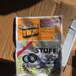 Brand new rear flip seat for easy Golf cart. 1996 to present
