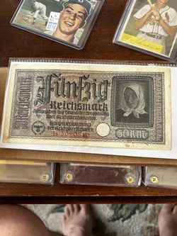 Old Ww2 Reichsmark 50 