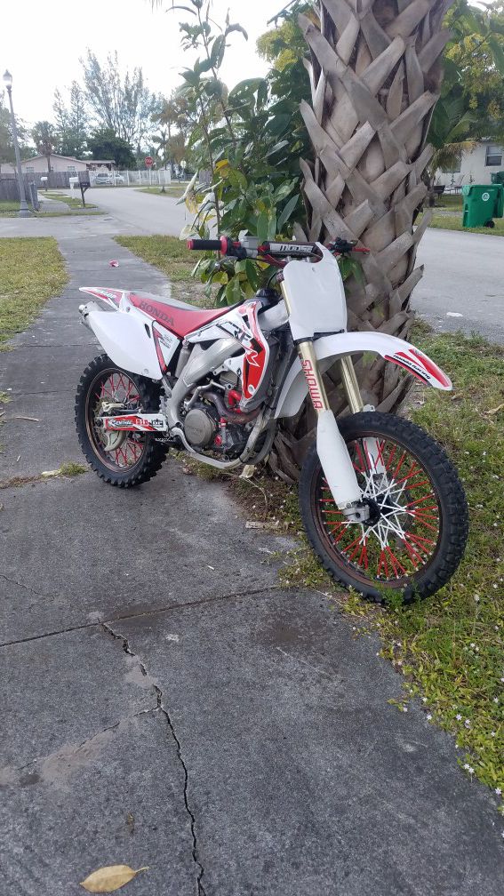 CRF450R willing to trade for golf cart