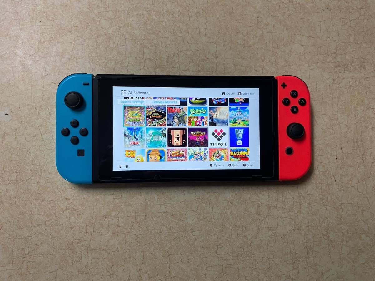 Nintendo Switch V2 Mod With 100 Switch Games Mario Kart,Mario Party,Mario Jamboree,Zelda,Pokemon and More