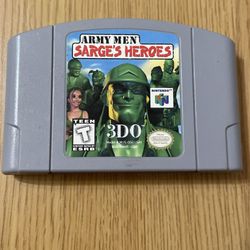 Nintendo 64 Angry Man Sarge’s Heroes 