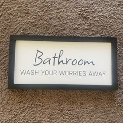 Bathroom Sign BRAND NEW