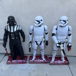 Darth Vader And Storm Trooper Dolls