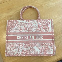 Christian Dior Medium Tote Bag - Pink