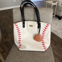 Betsey johnson hotsell baseball tote bag