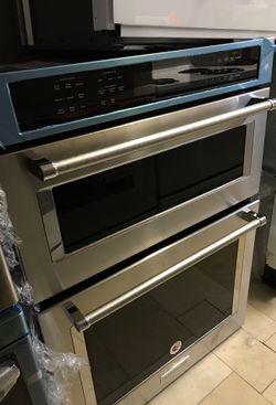 KitchenAid 30” single Electric Convection wall oven built in microwave stainless steel