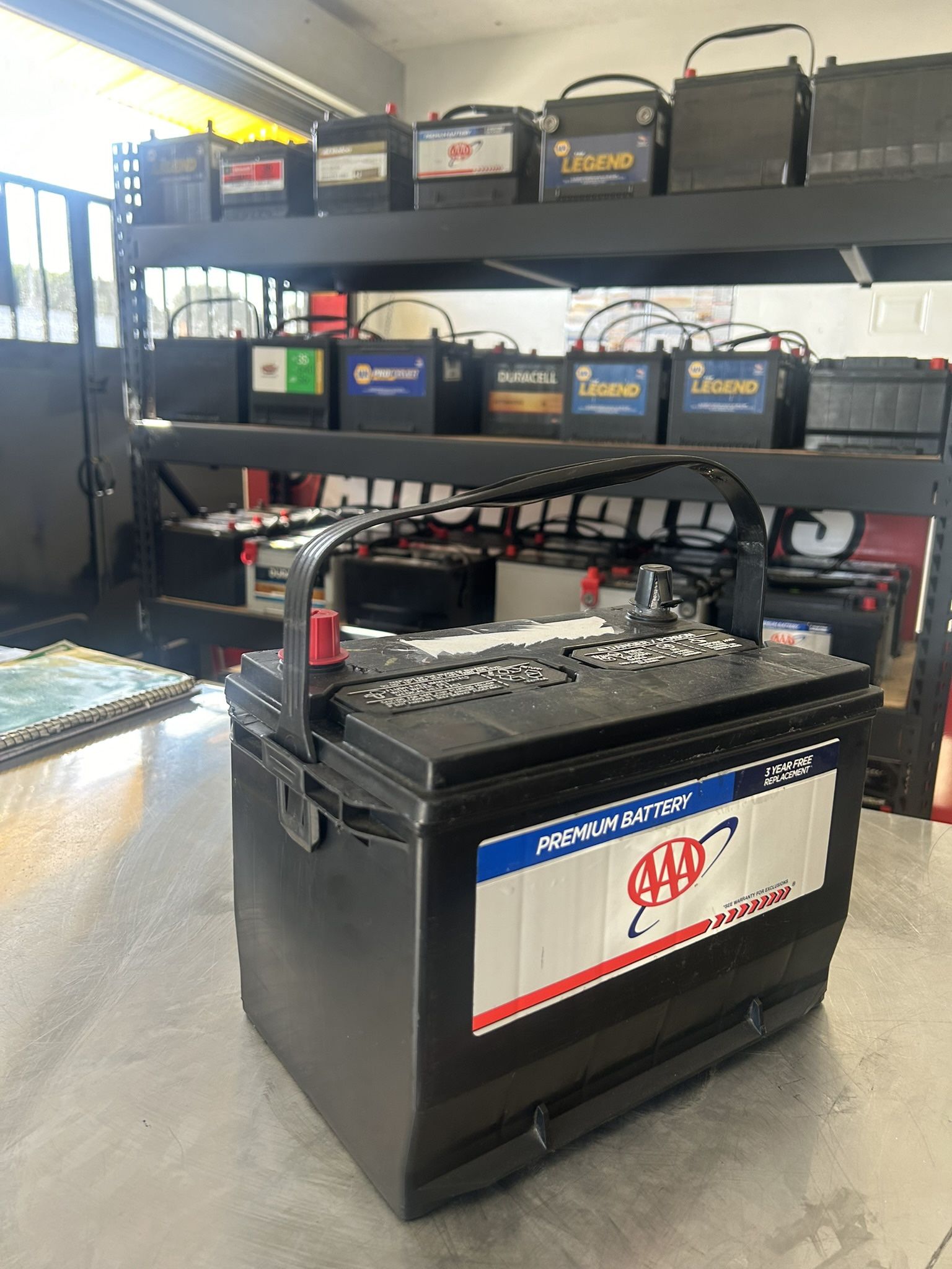 Used batteries
