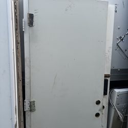 Front door metal door water proof garage side door Width 29.7 inches Height 79 inches