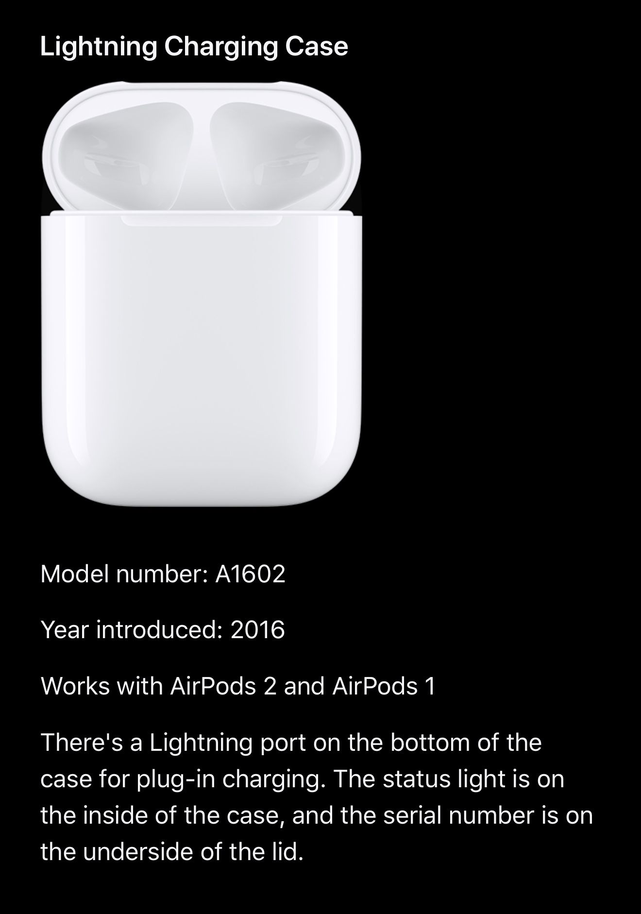 Apple Airpods 1 & 2 - CASE ONLY