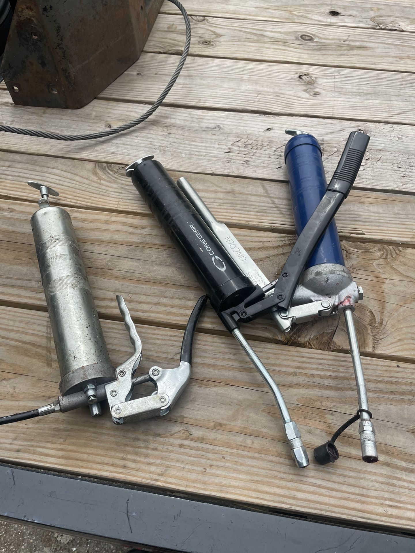 3 Grease Guns