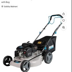 Pulsar 21" Gas Powered Self-Propelled Walk Behind Lawn Mower with Bag