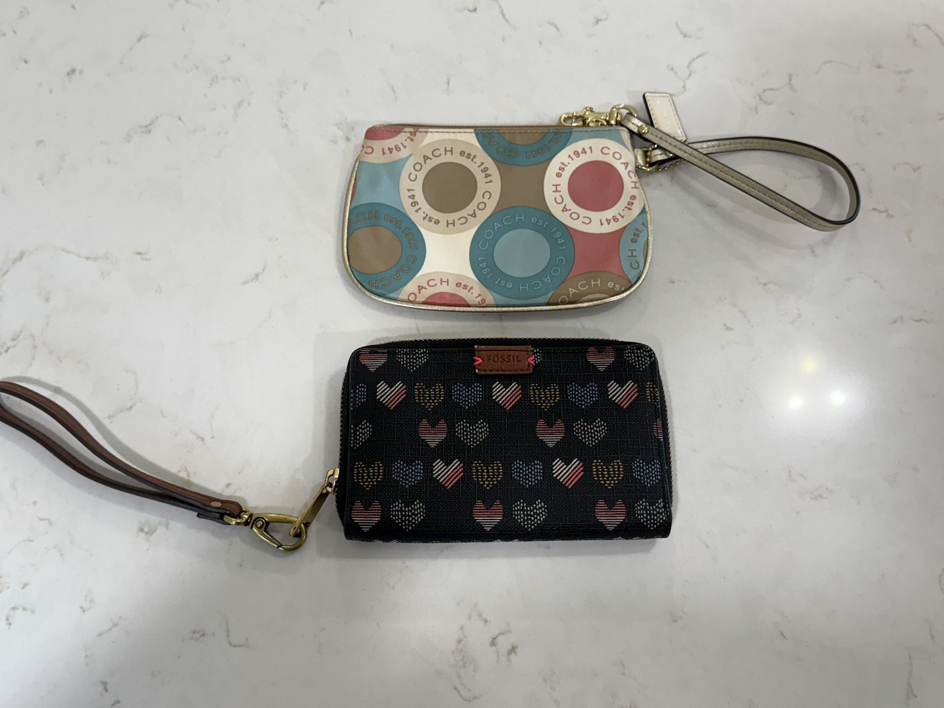 Wristlet Wallets ( Coach & Fossil )