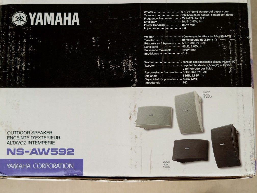 Brand New Yamaha Outdoor Speakers NS-AW592