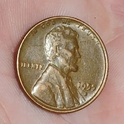 1955 -D Red-Brown Wheat Penny L In Rim DDR