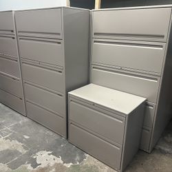 HAWORTH “OFFICE/HOME FILE CABINET 5 DRAWERS LATERAL FILE 