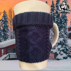 Winter Coffee Mug In Blue Sweater White Holiday All In The Cards Brand