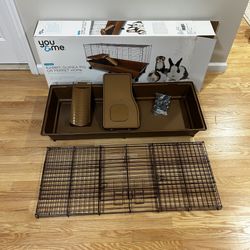 Large Rabbit, Guinea Pig, Hamster, Or Ferret Cage - Open Box