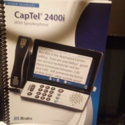 CapTel 24000i Hearing Loss Phone  Caption Screen  $65.00
