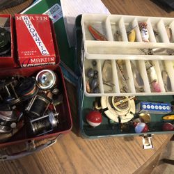 Vintage fishing equipment