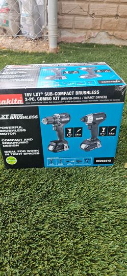Brand new Makita drill and impact driver