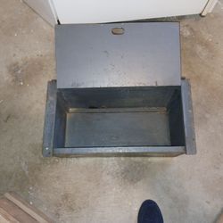 Wooden Box with Metal Lid