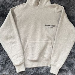 Essentials Dark Oatmeal Fear of God Hoodie  