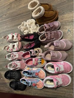 Lot of kids shoes