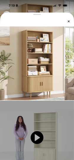 Bookshelf with storage