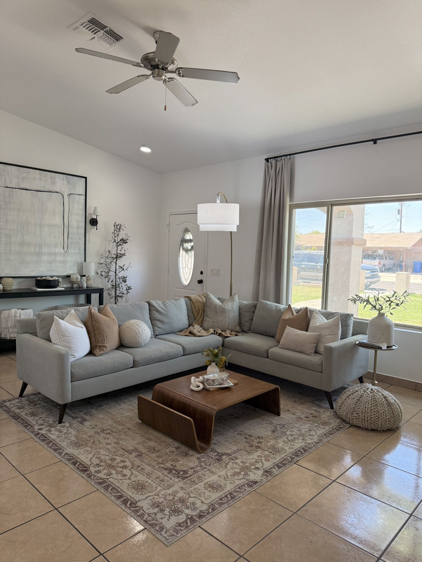 Gray Sectional sofa