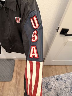 American Leather USA Eagle Bomber Jacket