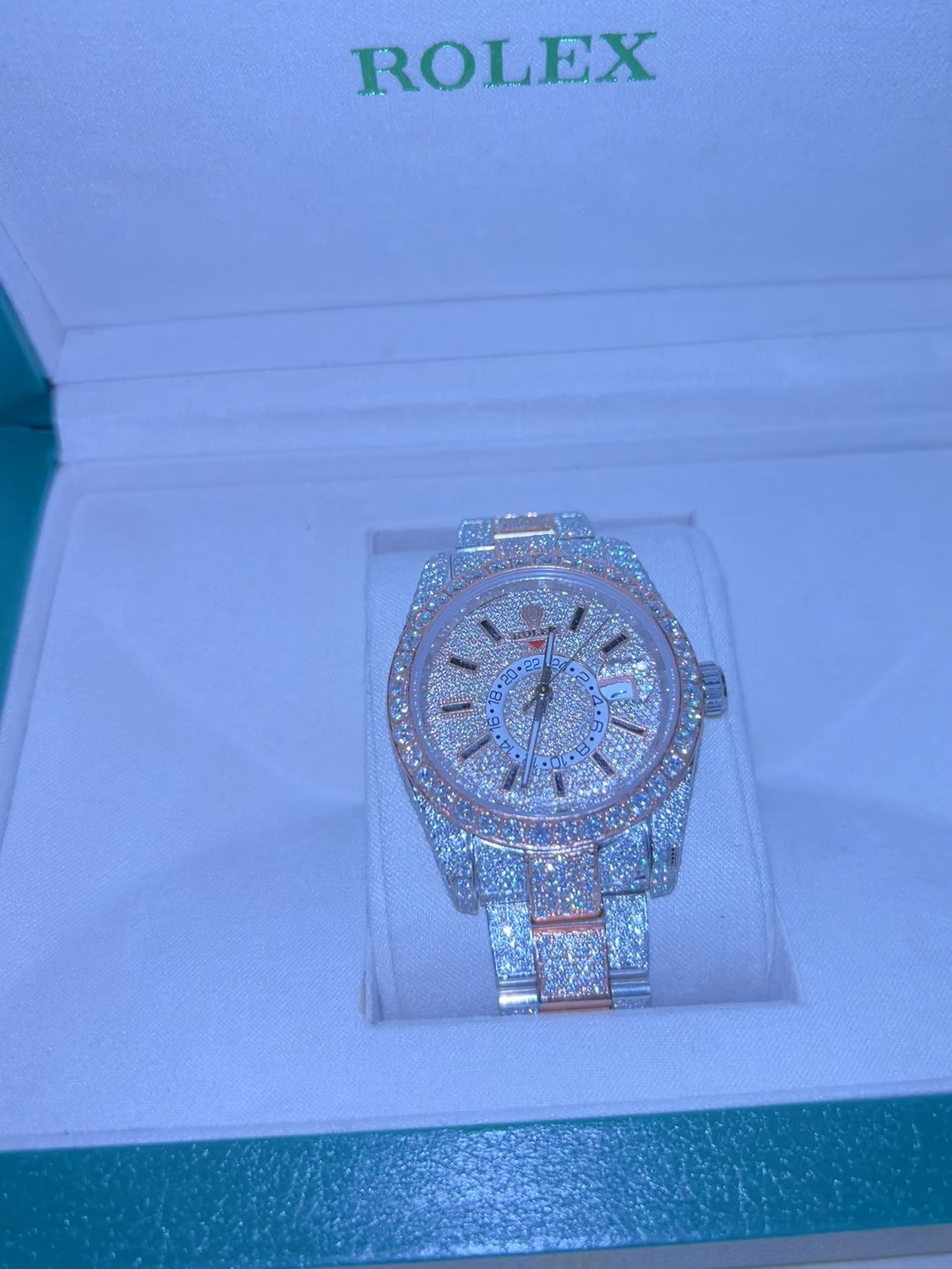Moissanite TwoTone Rolex
