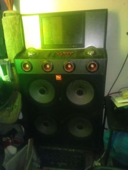 Nutek Bluetooth Karaoke Party Speaker system