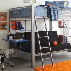 RTG Bunk bed With Futon And Desk