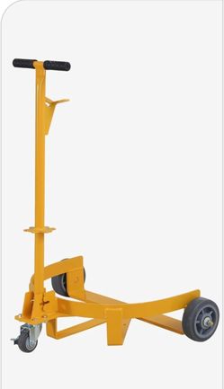 Heavy‑Duty  Drum Dolly (Yellow) – 30–55 Gallon – 1,200 lb Capacity