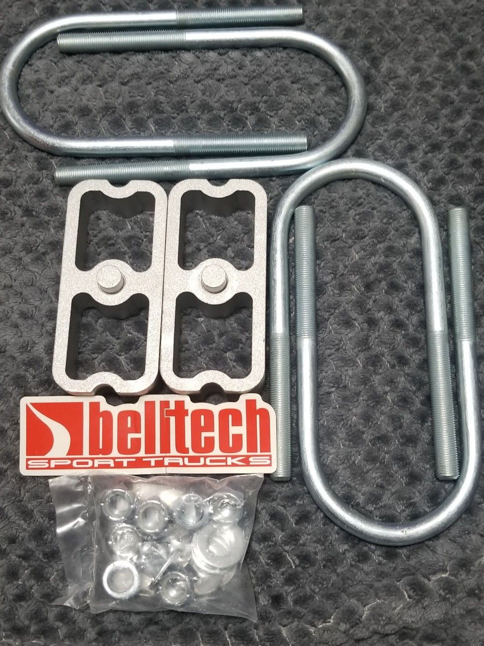 rear blocks Belltech 1" Lowering Block kit, Chevy colorado 04.12