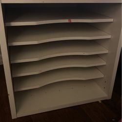 White Wood Organizer