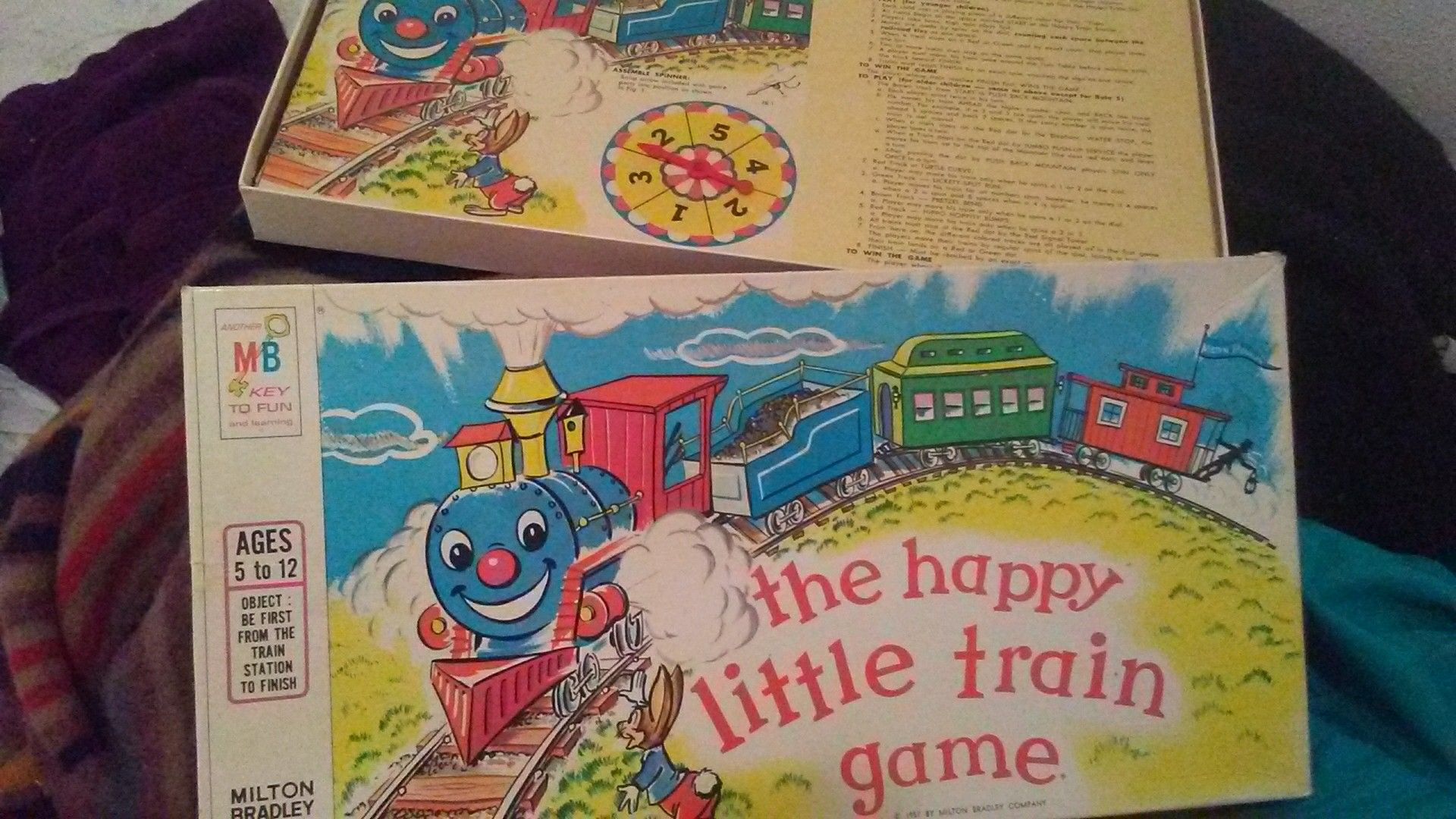 The happy little train board game 1957 Milton bradley