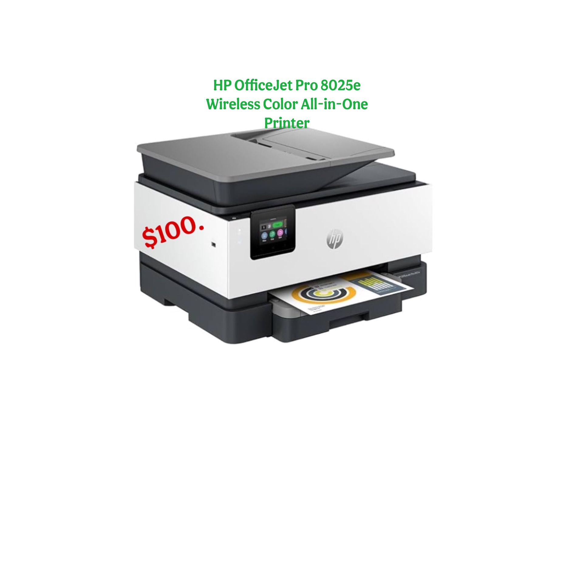 HP OfficeJet Pro 8025e Wireless Color Printer