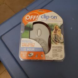 OFF! Clip-on Mosquito Repellent Fan Starter Circulating Kit

