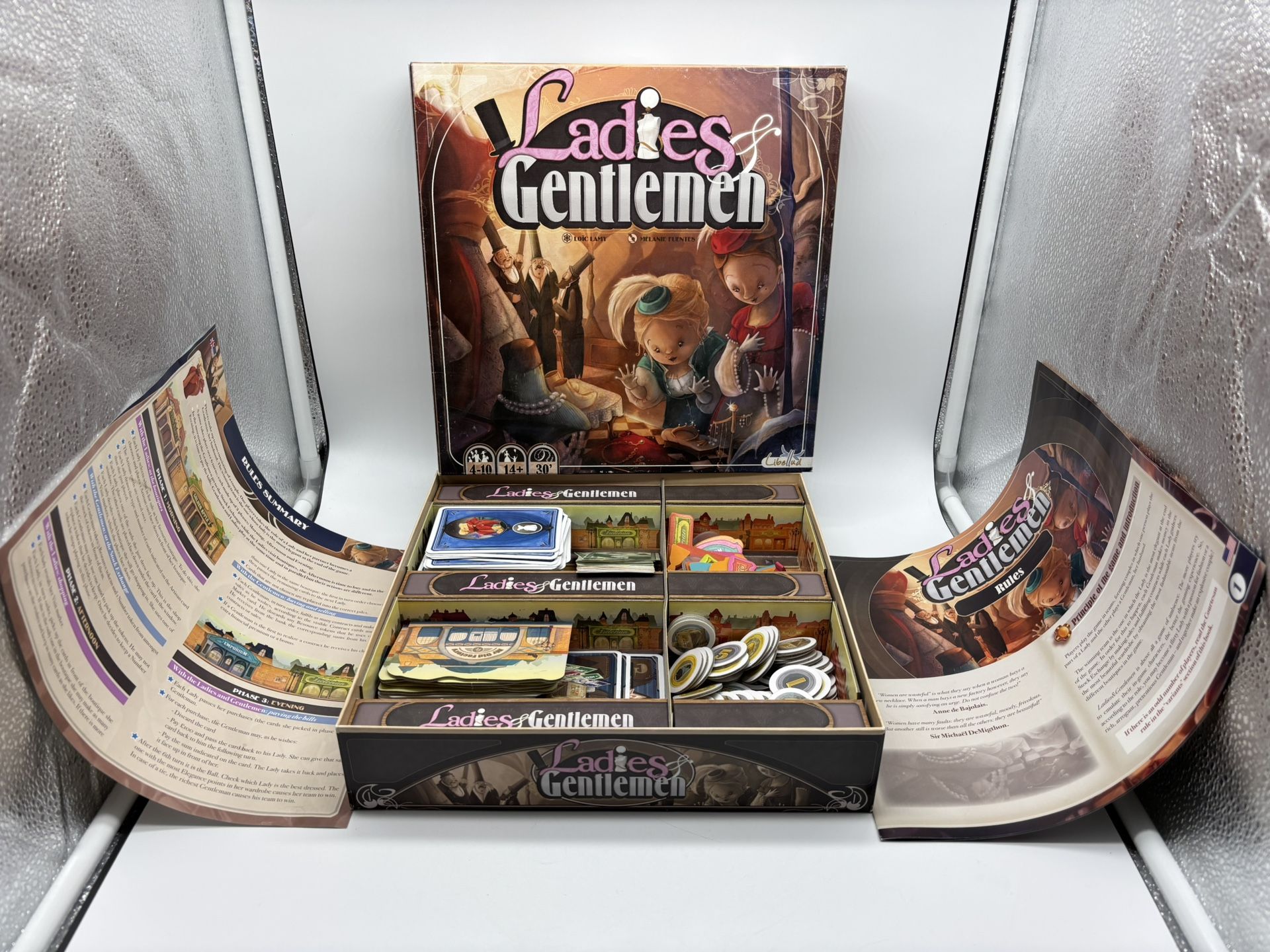 Ladies & Gentlemen Board Game 100% Complete Counted Libellud Asmodee RARE