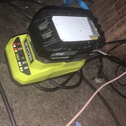 Ryobi 18v battery charger and battery