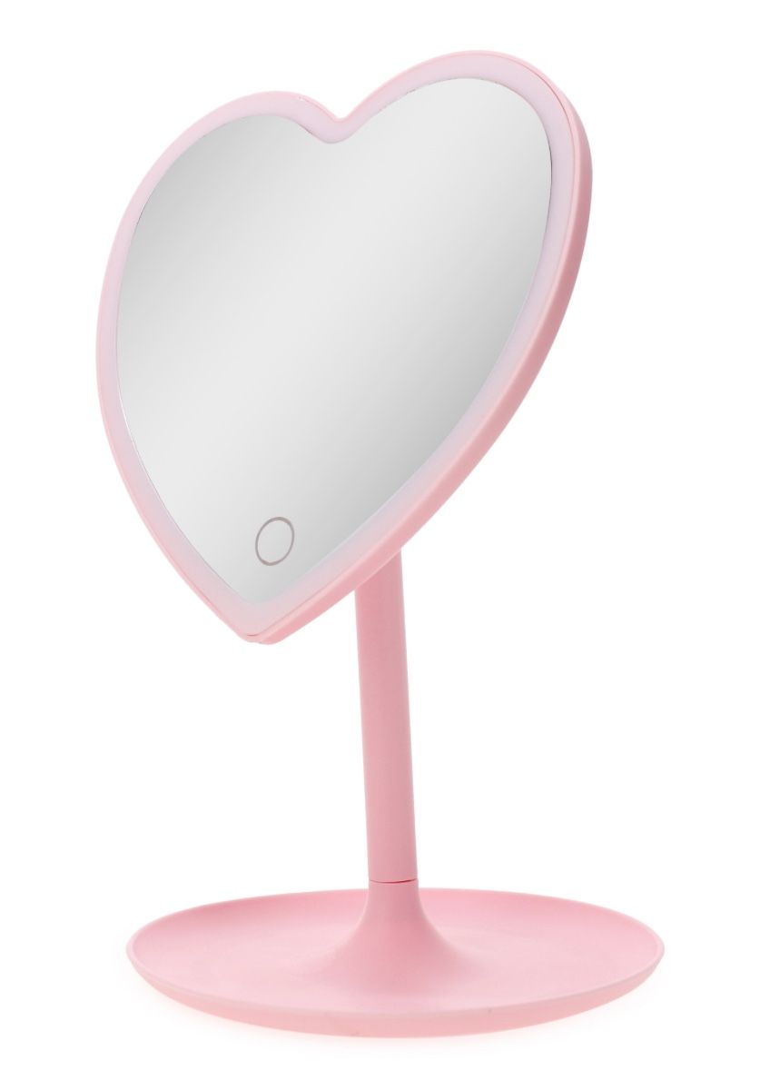 Heart Mirror Jewelry Holder