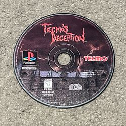 Tecmo's Deception PS1 Sony PlayStation 1 Disc Only Tested