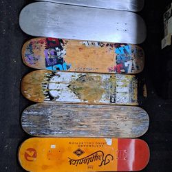 Used Skatboard Decks