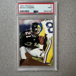 1994 Pinnacle Deion Sanders #1 PSA 9 MINT