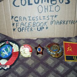 Russian War Medal & Pin Set