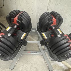 Bowflex SelectTech Adjustable Dumbbells (Pair) – Excellent Condition