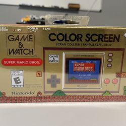 Brand New Nintendo Super Mario Bros Game And Watch Still Sealed In The Box