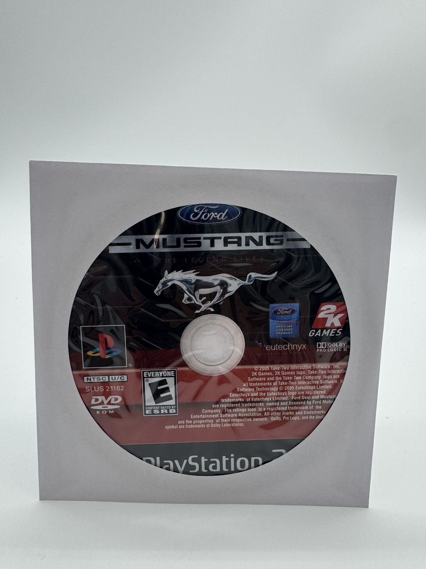 Ford Mustang The Legend Lives (Sony Playstation 2 PS2) Disc Only Tested