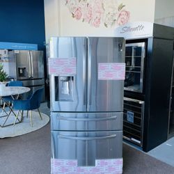 Samsung 28-cu ft 4-Door French Door Refrigerator-FREE 10YR WARRANTY-$158/month